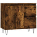 Dulap de baie, stejar afumat, 65x33x60 cm, lemn prelucrat - WALTI WALTI