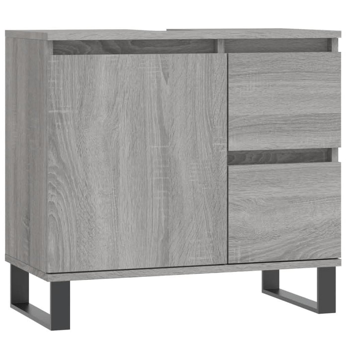 Dulap de baie, gri sonoma, 65x33x60 cm, lemn prelucrat - WALTI WALTI