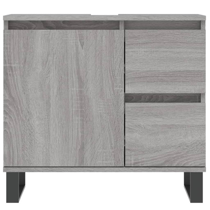 Dulap de baie, gri sonoma, 65x33x60 cm, lemn prelucrat - WALTI WALTI
