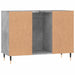 Dulap pentru baie, gri beton, 80x33x60 cm, lemn compozit - WALTI WALTI