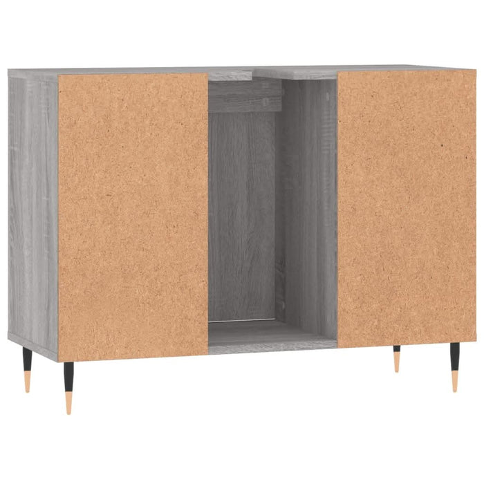 Dulap pentru baie, gri sonoma, 80x33x60 cm, lemn compozit - WALTI WALTI