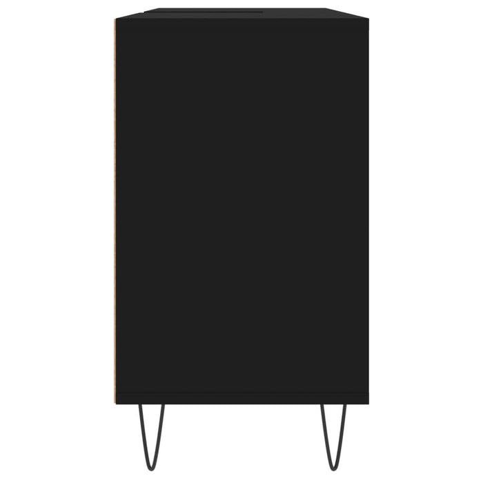 Dulap pentru baie, negru, 80x33x60 cm, lemn compozit - WALTI WALTI