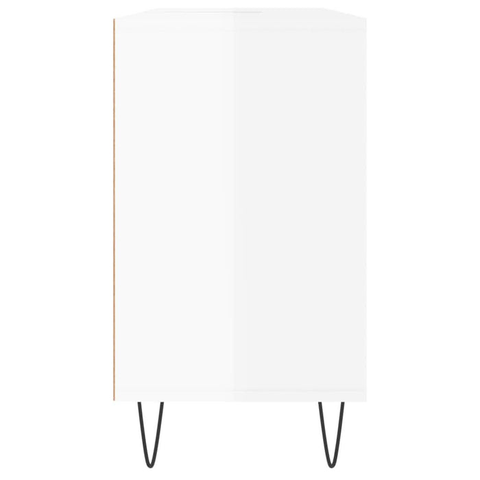 Dulap pentru baie, alb extralucios, 80x33x60 cm, lemn compozit - WALTI WALTI