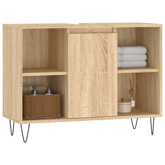 Dulap pentru baie, stejar sonoma, 80x33x60 cm, lemn compozit - WALTI WALTI