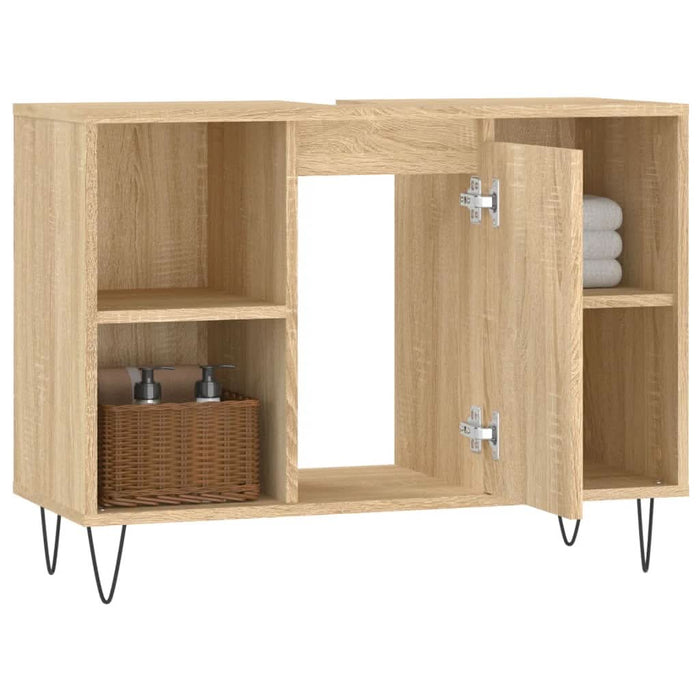 Dulap pentru baie, stejar sonoma, 80x33x60 cm, lemn compozit - WALTI WALTI