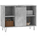 Dulap pentru baie, gri beton, 80x33x60 cm, lemn compozit - WALTI WALTI