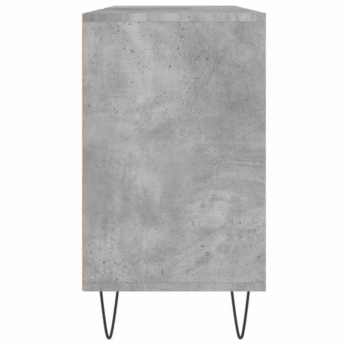 Dulap pentru baie, gri beton, 80x33x60 cm, lemn compozit - WALTI WALTI