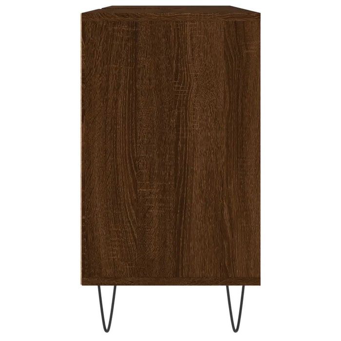 Dulap pentru baie, stejar maro, 80x33x60 cm, lemn compozit - WALTI WALTI