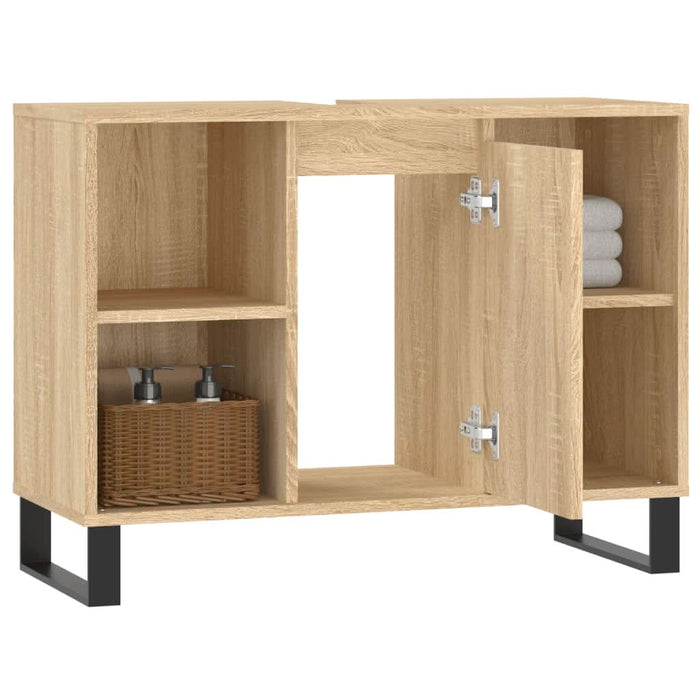 Dulap pentru baie, stejar sonoma, 80x33x60 cm, lemn compozit - WALTI WALTI