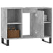 Dulap pentru baie, gri beton, 80x33x60 cm, lemn compozit - WALTI WALTI