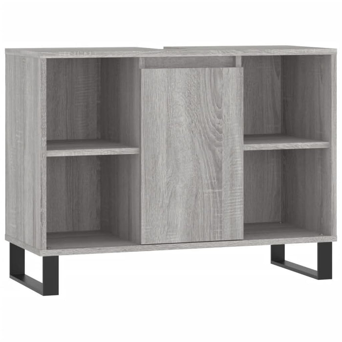 Dulap pentru baie, gri sonoma, 80x33x60 cm, lemn compozit - WALTI WALTI