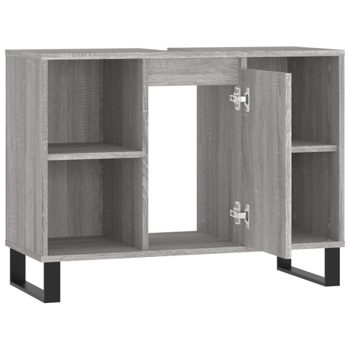 Dulap pentru baie, gri sonoma, 80x33x60 cm, lemn compozit - WALTI WALTI