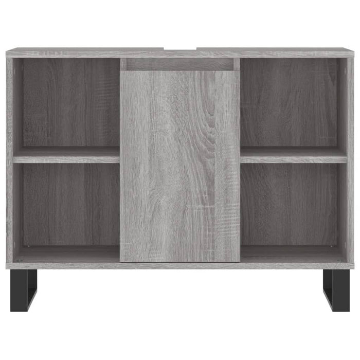 Dulap pentru baie, gri sonoma, 80x33x60 cm, lemn compozit - WALTI WALTI