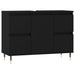 Dulap pentru baie, negru, 80x33x60 cm, lemn compozit - WALTI WALTI