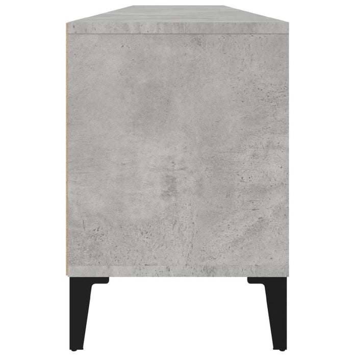 Comodă TV, gri beton, 150x30x44,5 cm, lemn prelucrat - WALTI WALTI