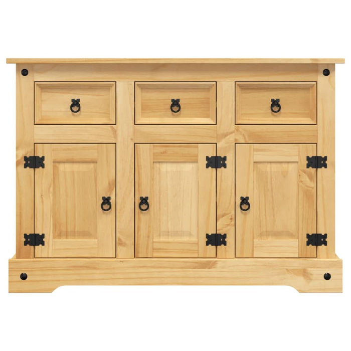 Servantă Corona, maro, 112x43x78 cm, lemn masiv de pin mexican - WALTI WALTI