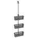 Raft suspendat pentru duș 30x15x(67-105) cm aluminiu - WALTI WALTI