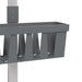 Raft suspendat pentru duș 30x15x(67-105) cm aluminiu - WALTI WALTI