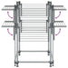 Suport pentru uscat rufe, 107x107x120 cm, aluminiu - WALTI WALTI