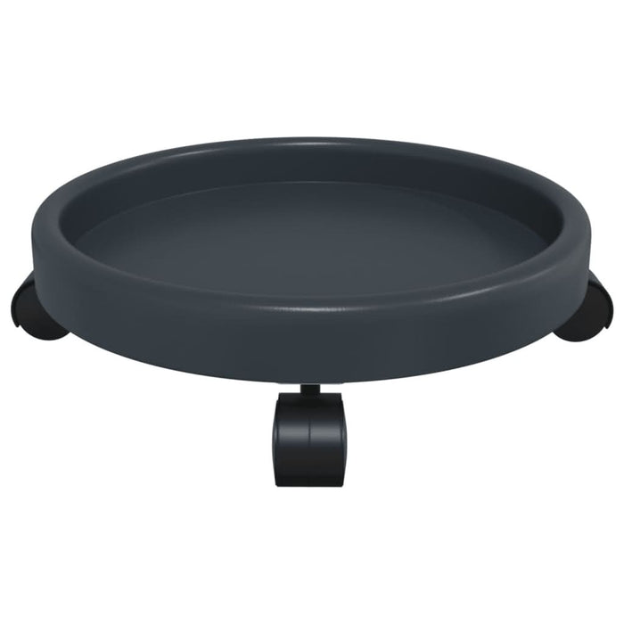 Cărucioare pentru plante cu roți 2 buc. gri diametru 34cm 35kg - WALTI WALTI