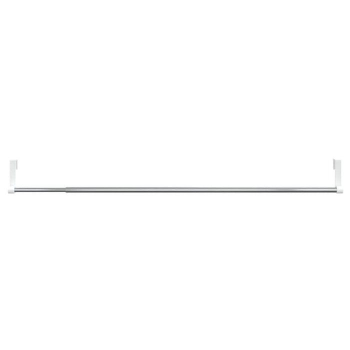 Șine pentru perdele 2 buc, alb și argintiu, 60-105 cm, aluminiu - WALTI WALTI