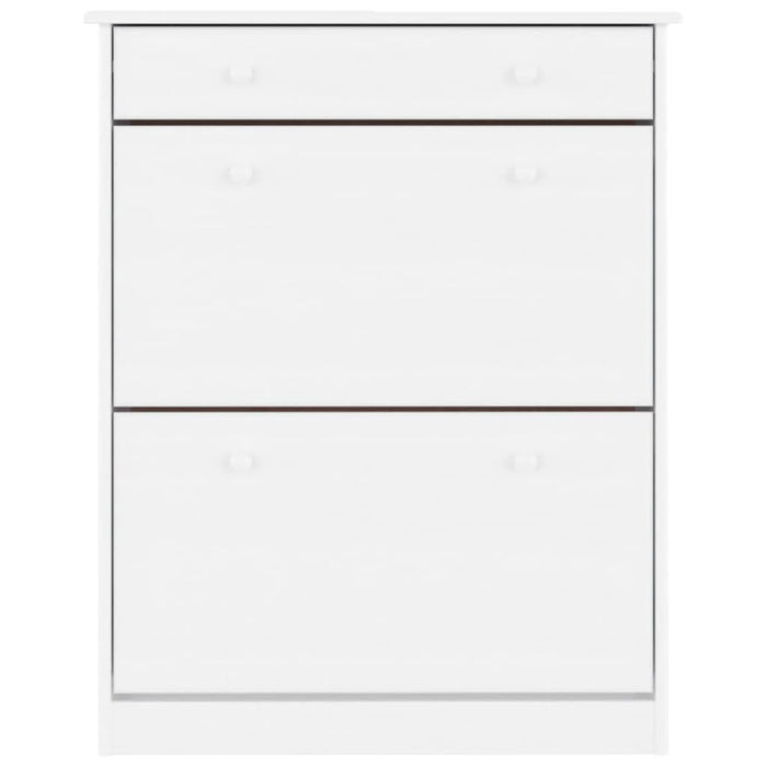 Pantofar ALTA, alb, 77x35x96 cm, lemn masiv de pin - WALTI WALTI