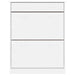 Pantofar ALTA, alb, 77x35x96 cm, lemn masiv de pin - WALTI WALTI