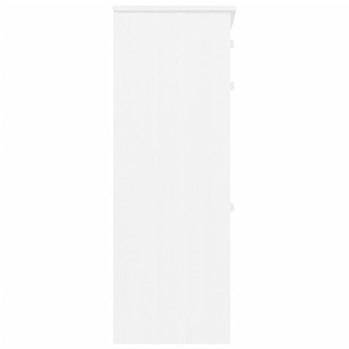 Pantofar ALTA, alb, 77x35x96 cm, lemn masiv de pin - WALTI WALTI