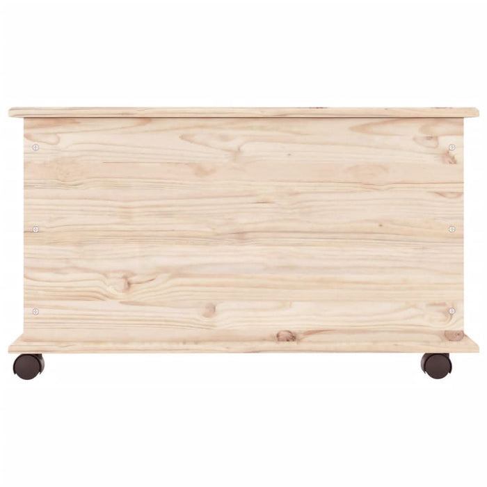 Cufăr de depozitare cu roți „ALTA” 73x39,5x44 cm lemn masiv pin - WALTI WALTI