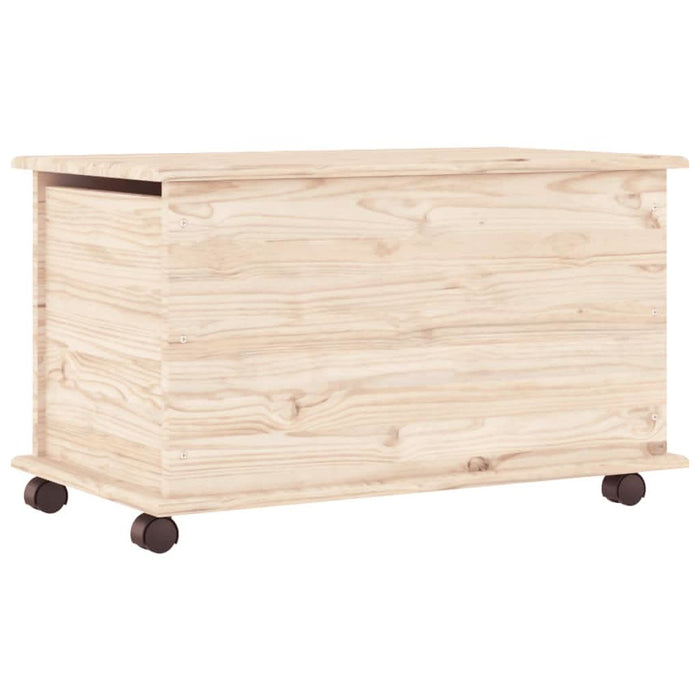 Cufăr de depozitare cu roți „ALTA” 73x39,5x44 cm lemn masiv pin - WALTI WALTI