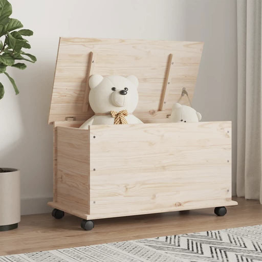 Cufăr de depozitare cu roți „ALTA” 73x39,5x44 cm lemn masiv pin - WALTI WALTI