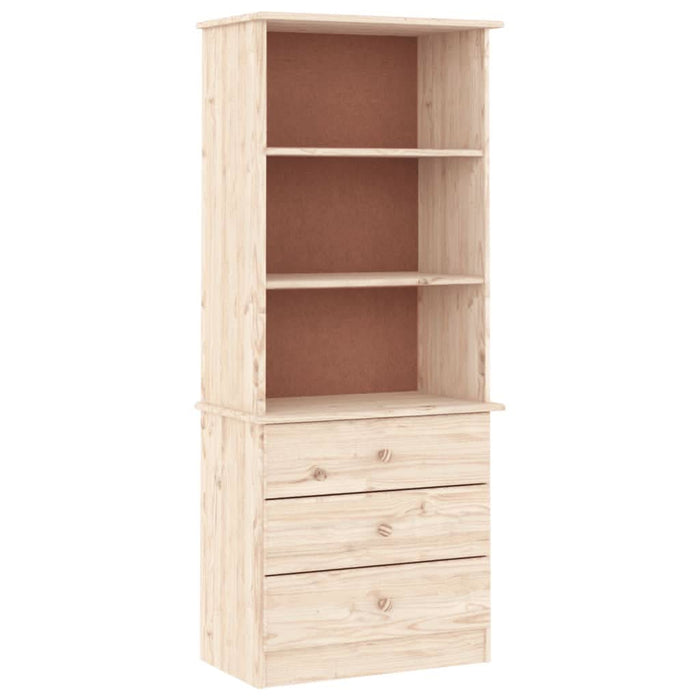 Bibliotecă cu sertare „ALTA”, 60x35x142 cm, lemn masiv de pin - WALTI WALTI