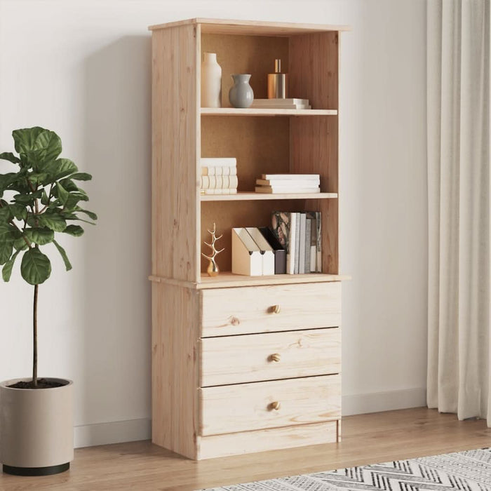 Bibliotecă cu sertare „ALTA”, 60x35x142 cm, lemn masiv de pin - WALTI WALTI