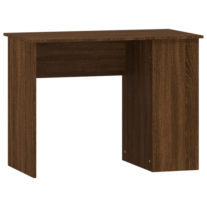 Birou, stejar maro, 100x55x75 cm, lemn prelucrat - WALTI WALTI