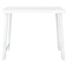 Masă pentru camping, alb, 79x56x64 cm, PP aspect lemn - WALTI WALTI