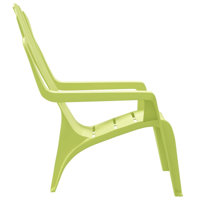 Scaune grădină de copii 2 buc. verde 37x34x44 cm PP aspect lemn - WALTI WALTI