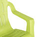 Scaune grădină de copii 2 buc. verde 37x34x44 cm PP aspect lemn - WALTI WALTI