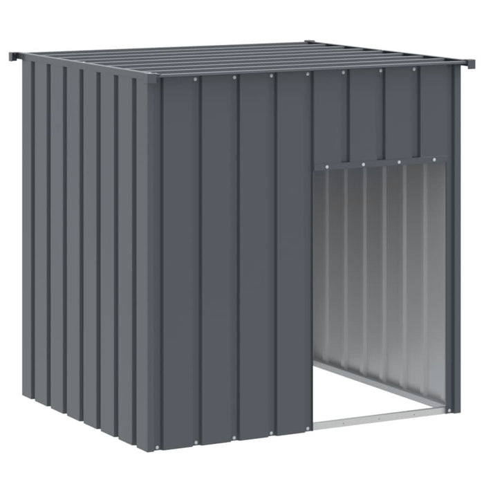 Cușcă câine cu acoperiș antracit 110x103x109 cm oțel galvanizat - WALTI WALTI