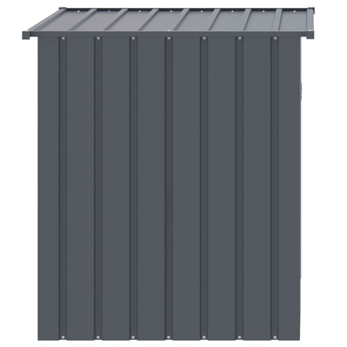 Cușcă câine cu acoperiș antracit 110x103x109 cm oțel galvanizat - WALTI WALTI
