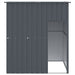 Cușcă câine cu acoperiș antracit 165x153x181 cm oțel galvanizat - WALTI WALTI