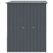 Cușcă câine cu acoperiș antracit 165x153x181 cm oțel galvanizat - WALTI WALTI