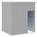 Cușcă câine acoperiș gri deschis 165x153x181 cm oțel galvanizat - WALTI WALTI