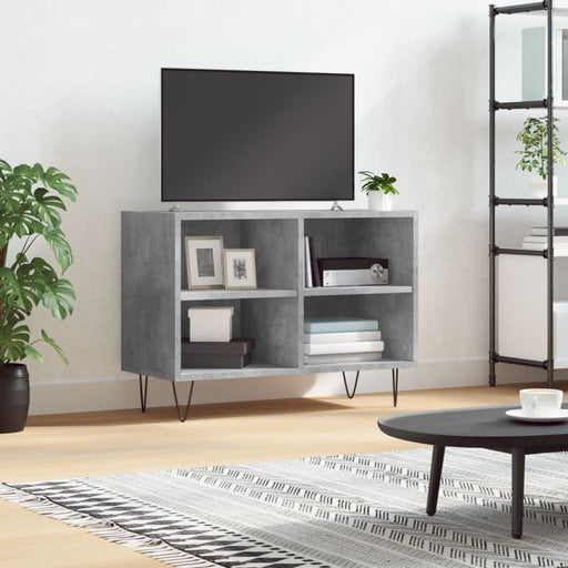 Comodă TV, gri beton, 69,5x30x50 cm, lemn compozit - WALTI WALTI