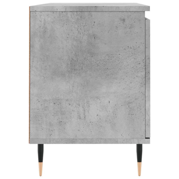 Comodă TV, gri beton, 104x35x50 cm, lemn compozit - WALTI WALTI