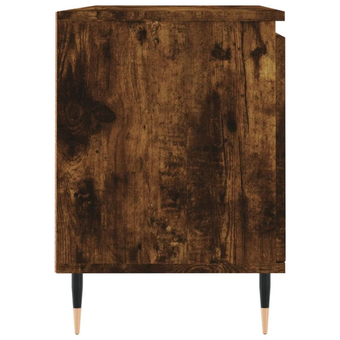 Comodă TV, stejar fumuriu, 104x35x50 cm, lemn compozit - WALTI WALTI