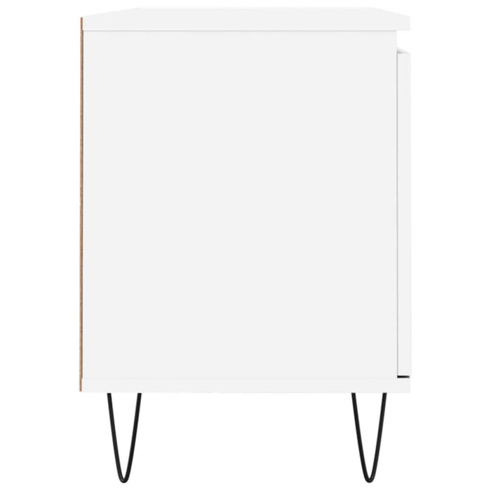 Comodă TV, alb, 104x35x50 cm, lemn compozit - WALTI WALTI