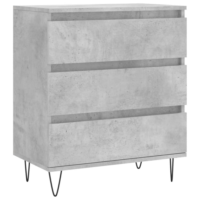 Servantă, gri beton, 60x35x70 cm, lemn prelucrat - WALTI WALTI