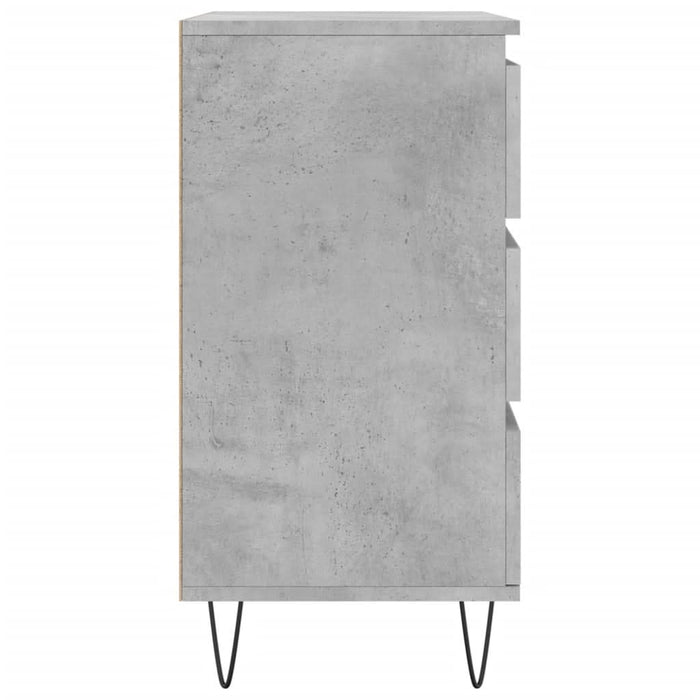 Servantă, gri beton, 60x35x70 cm, lemn prelucrat - WALTI WALTI