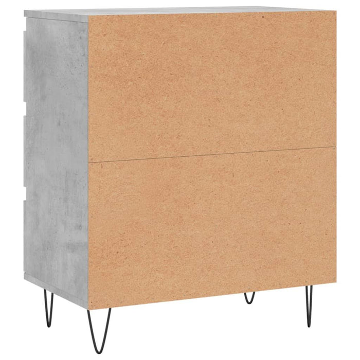 Servantă, gri beton, 60x35x70 cm, lemn prelucrat - WALTI WALTI