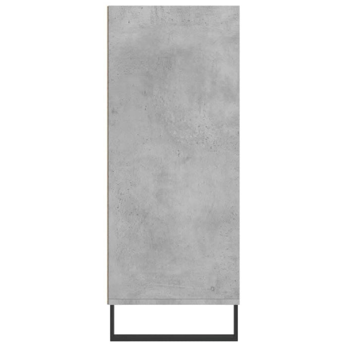Dulap înalt, gri beton, 57x35x90 cm, lemn compozit - WALTI WALTI